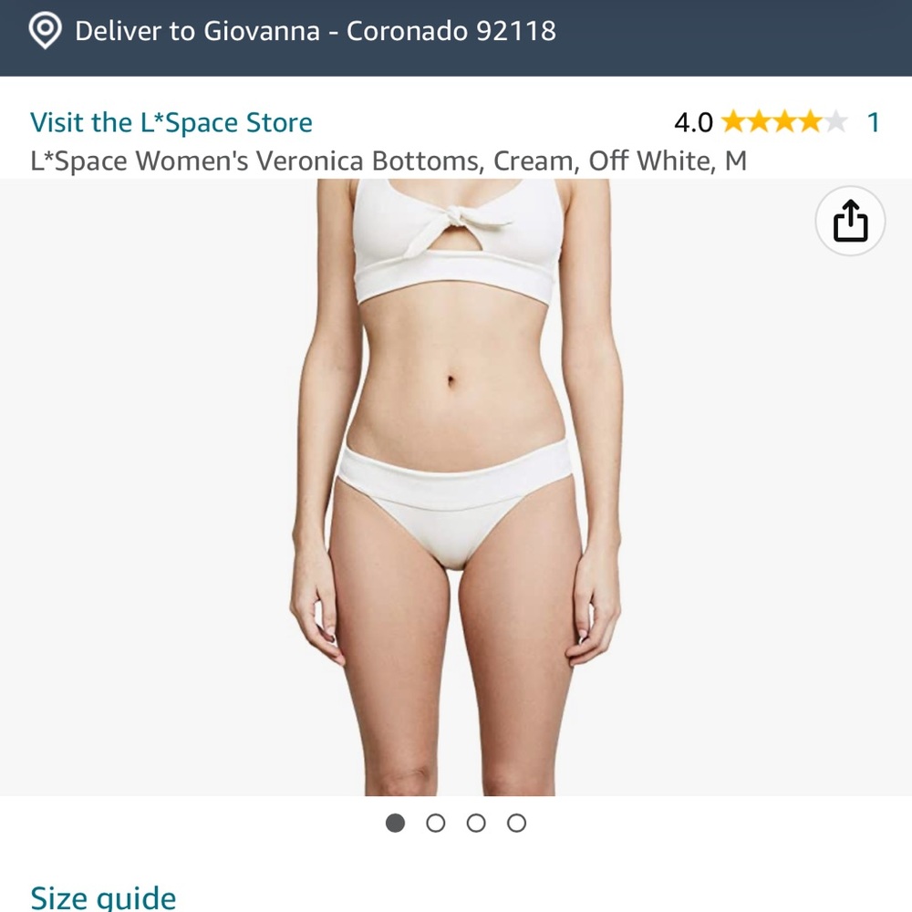 New with tags LSpace swimsuit bottom